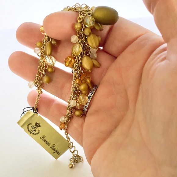 Premier Designs Masterpiece Gold Plated Bracelet - Picture 6 of 13